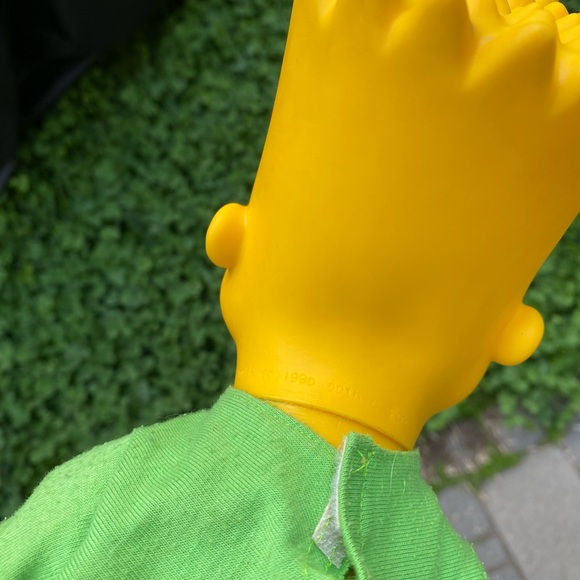 Bart Simpson 1990 Fox The Simpsons 12” plastic toy memorabilia collectible - Picture 4 of 4